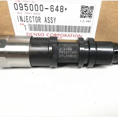 John Deere RE529118 के लिए टिकाऊ भाग संख्या 095000-6491 डीजल कॉमन रेल ईंधन इंजेक्टर